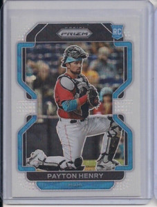 2022 Panini Prizm White Wave Prizm Payton Henry RC