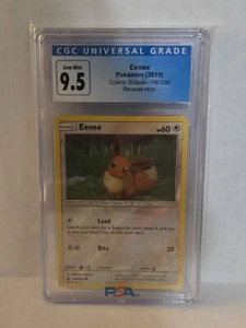 EEVEE COSMIC ECLIPSE 166/236 REVERSE FOIL CGC 9.5 - Picture 1 of 2