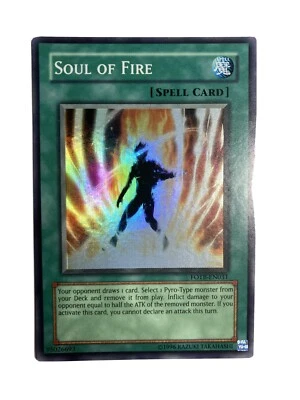 Soul of Fire - FOTB-EN031 - Super Rare NM Force of the Breaker Yugioh 2B3 - Image 1 of 4