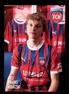 Frans Krätzig Autogrammkarte FC Heidenheim 2024-25 Original Signiert - Bild 1 von 2
