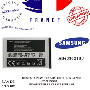 AB463651BU Original Samsung Li-Ion 960mAh Battery S5560 Player 5 / S7070 Glamour - Bild 1 von 1