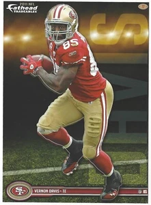 VERNON DAVIS FATHEAD TRADEABLES SAN FRANCISCO 49ers MARYLAND TERPS DECAL 2011 72 - Picture 1 of 3
