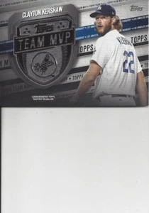 2018 Topps Serie 2 Equipo Jugador Más Valioso Silver Clayton Kershaw Los Angeles Dodgers 66/99 - Imagen 1 de 2