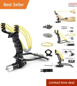 Hunting Slingshot Heavy Duty Launching Bands High Velocity Catapult for Outdo... - Picture 1 of 10