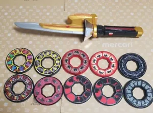 BANDAI Japan DX Power Rangers Samurai Sentai shinkenger Shinkenmaru Disc 10p - Picture 1 of 3