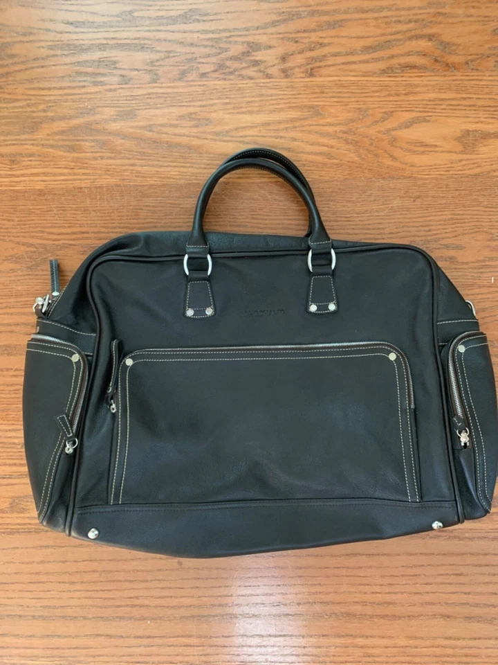 Bolsa de viagem Longchamp de couro marrom pequena - Imagem 1 de 1