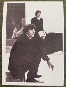 1964 Topps The Beatles Movie “A Hard Days Night” #25 break time for Paul & Ringo
