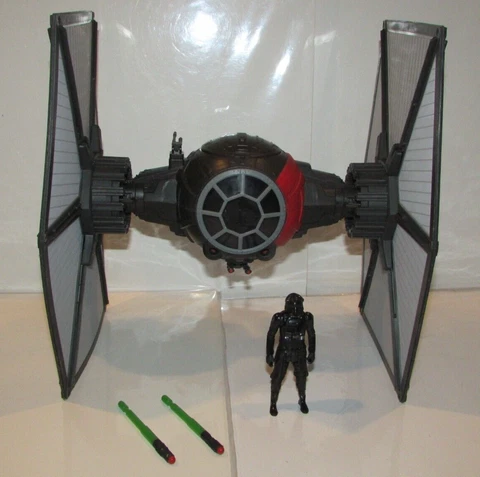 Star Wars The Last Jedi FIRST ORDER TIE FIGHTER & PILOT Force Link Walmart Cover