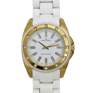 Anne Klein Damen Armbanduhr Keramik und Gold Damen - Bild 1 von 9
