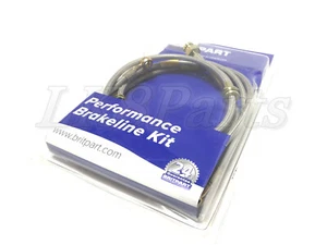 Land Rover Discovery 2 TD5/V8 +150mm Stainless Braided Brake Hose Kit DA2414150S - Picture 1 of 7