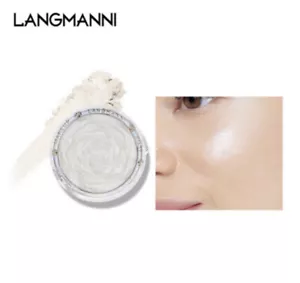 Langmanni Rose Silver glittery shade 01 Make Up Super Shiny 3 In 1 Highlighter - Picture 1 of 8