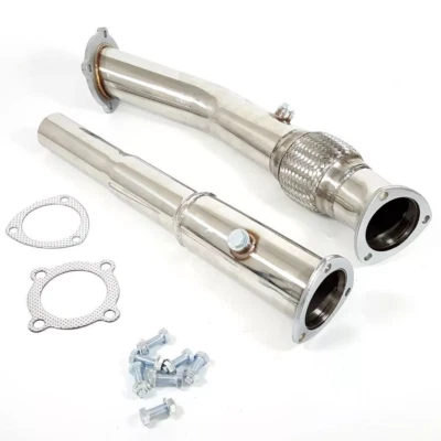 3" Turbo Exhaust Pipe For Audi A3 TT VW Golf MK4 Bora Seat Leon 1.8T AUQ AUM AWU - image 1 of 4