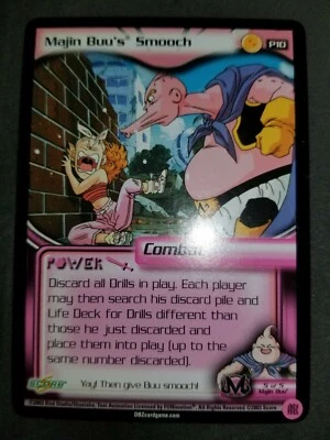 Dragon ball z ccg promo Majin Buu's Smooch P10 DBZ HTF BUU Saga - Image 1 of 2