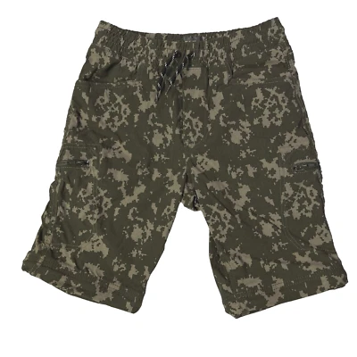 Pantalones Cortos Eddie Bauer Camuflaje Digital Niños Talla 10 Verde Camuflaje 9” Entrepierna Exterior Foto 1 de 4