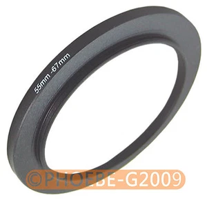 55mm to 67mm 55-67 mm Step Up Filter Ring Adapter - Picture 1 of 1