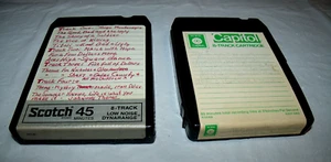 Leeres 8 Spur Tonband 2 Stück: Scotch (mit Etui) & Capitol (ohne Hülle) - Bild 1 von 5