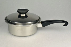 VTG 2-Quart Seal-O-Matic Thermium Multi-Plex Stainless Steel Sauce Pan w/ Lid - Picture 1 of 11