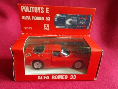 POLITOYS - E Alfa Roméo 33 1/43em  N/583 - Photo 1/4