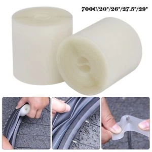 MTB Road Transparent Protection Pad Proof Belt Rim Tape Tire Liner Puncture - Picture 1 of 18