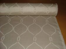 20 Metres Roscoe Dove Grey Jacquard Curtain Upholstery Cushion Fabric