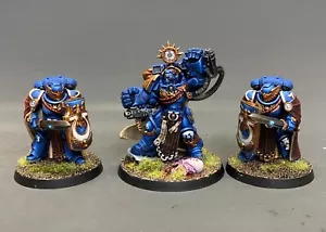 Marneus Calgar con Victrix Honour Guard Warhammer 40k esercito oltremarini dipinto - Foto 1 di 7