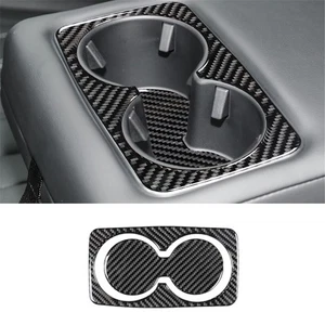 For Ford Mustang Mach-E 2021-2022 2Pcs Rear Cup Slot Holder Panel Trim Cover - Picture 1 of 12