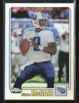 Steve McNair 2001 Topps Chrome #112 Refractors /999 Tennessee Titans - Image 1 of 2