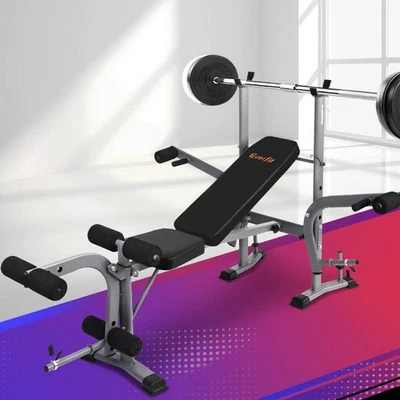 Everfit Weight Bench 8 in 1 Bench Press Adjustable Home Gym Station 200kg - image 1 of 4