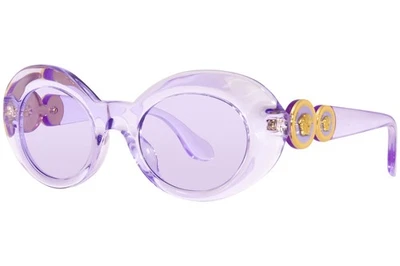 Versace VK4428U 53721A Sunglasses Youth Kids Girl's Transparent Violet 45mm - Image 1 of 4