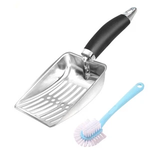 Cat Litter Scoop, Aluminum Alloy Sifter, Kitty Metal Scooper, Deep Shovel, Lo... - Picture 1 of 6