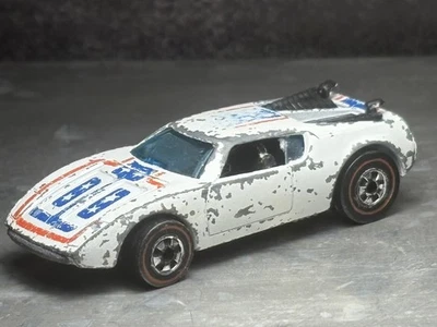 Coche de colección 1969 Hot Wheels Red Line Warpath rojo blanco y azul Hong Kong Foto 1 de 4