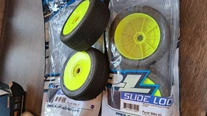 Pro-Line Racing Slidelock M4 Compound 1/8 Buggy rc Car Tyres And Wheels Mounted - Picture 1 of 1