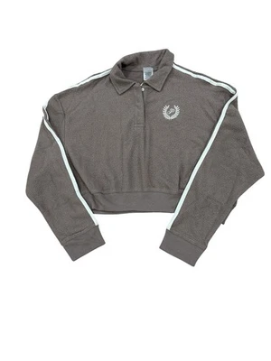 Moletom Victoria Secret cortado de lã rosa tamanho grande - Imagem 1 de 2