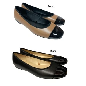 Nine West Women's Teland Style Ladies Captoe Slip-On Ballet Flat - Picture 1 of 15