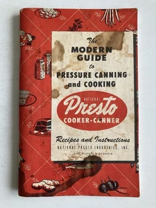 Vintage 1955 Presto The Modern Guide to Pressure Cooking Book - Foto 1 di 5
