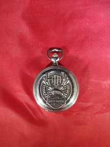 Raro! Orologio da tasca Franklin Harley Davidson come nuovo Wings of Glory Eagle, Flame - Foto 1 di 4
