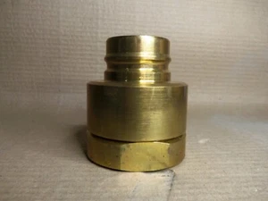 NEW SNAP-TITE BVHN-24 CPLG HOSE PLUG-NIP BVHN24-24 BRASS COUPLER - Picture 1 of 10