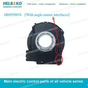 6R0959654(With angle sensor interfaces) Clock Spring for VW Seat Ibiza 6J8 6P8 - Picture 1 of 23