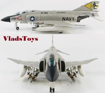 Sluggers Hobby Master 1/72 F-4J Phantom II USN VF-103 AC206 USS Saratoga HA19015 Foto 1 de 4