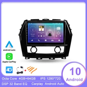 10.1"Android 10 Car Stereo Radio for Nissan Maxima A36 2015-2020 GPS CARPLAY 64G - Picture 1 of 12