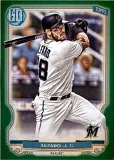2020 Topps Gypsy Queen GREEN #73 Jorge Alfaro - Miami Marlins