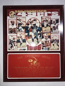 SF 49ers 1996 5 Time Superbowl Champions 15x12 Plaque #13 in limited edition - Bild 1 von 5