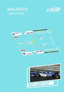 Decals SCALEAUTO LIGIER JS43 1996 slot calcas - Imagen 1 de 1