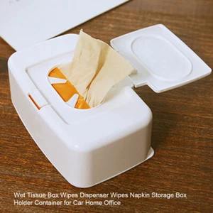 Refillable Baby Wipes Storage Box Wet Wipes Dispenser Household Accessories - Picture 1 of 10