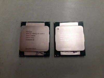 (2) Procesador CPU Intel Xeon E5-2609 V3 1,9 GHz 15 MB 6,4 GT/s SR1YC LGA2011 Foto 1 de 3