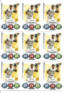 2010 ¡Lote de actualización Topps Attax Andrew McCutchen! ¡ESTUCHE DE 9 TARJETAS FRESCO!¡! - Imagen 1 de 1