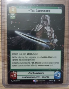 Star Wars Unlimited Shadows Of The Galaxy The Darksaber #395 Hyperspace - Picture 1 of 1