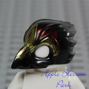LEGO Rawzom BLACK BIRD MASK Legends of Chima Raven Beak Minifig Head-Gear Helmet - Picture 1 of 9