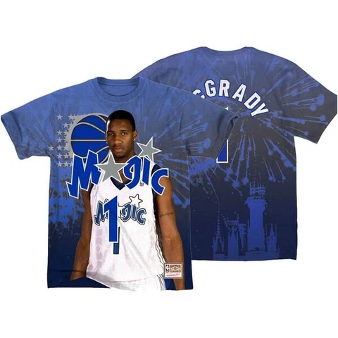 Mens Mitchell & Ness NBA City Pride Short Sleeve Tee Orlando Magic Tracy McGrady Cover
