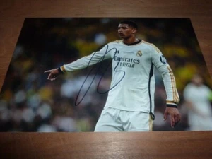 FOTO 12x8 firmada por JUDE BELLINGHAM REAL MADRID + CERTIFICADO DE AUTENTICIDAD - Imagen 1 de 2